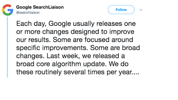 Google June 2019 Core Update
