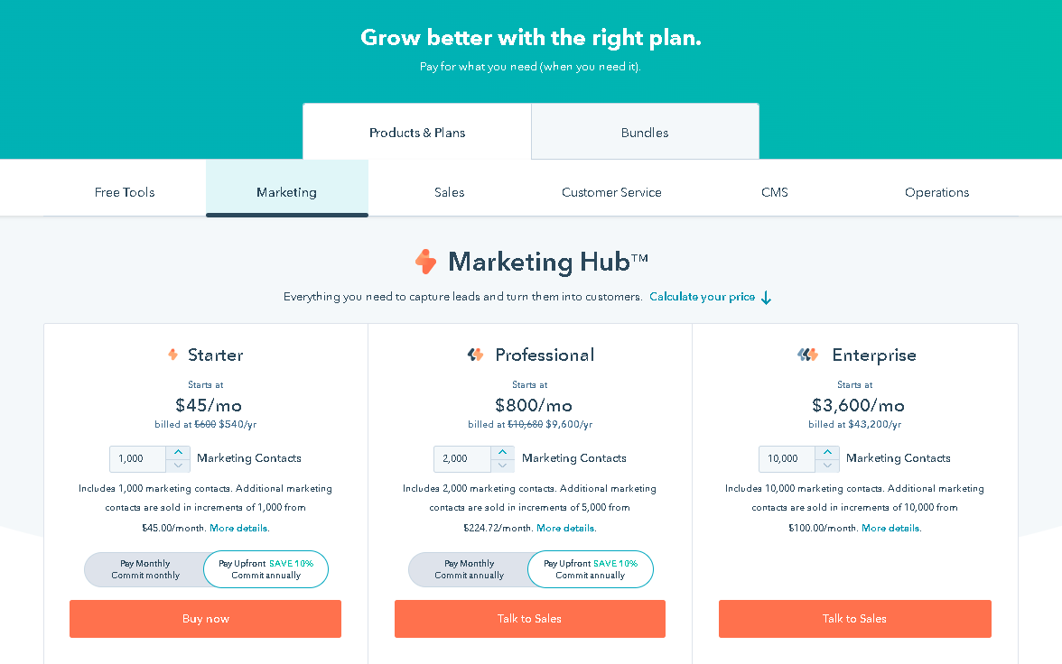 Hubspot Vs Salesforce Pricing And Feature Comparison Hubspot Vs Salesforce Pricing And Feature Comparison